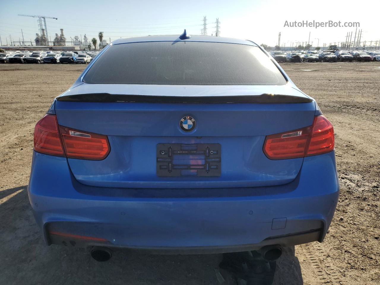 2015 Bmw 335 I Blue vin: WBA3A9G52FNT09185