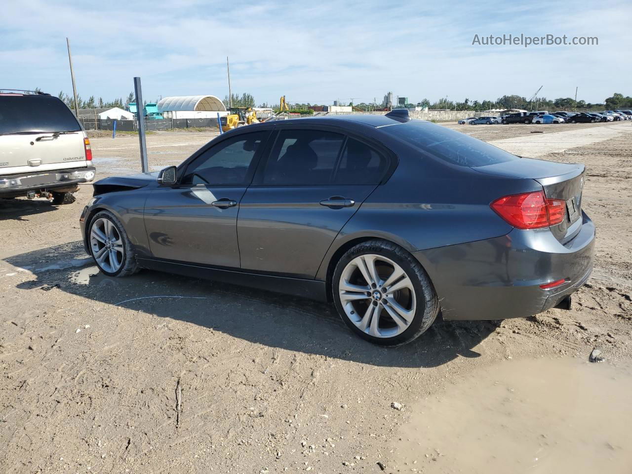 2012 Bmw 335 I Серый vin: WBA3A9G53CNP35429