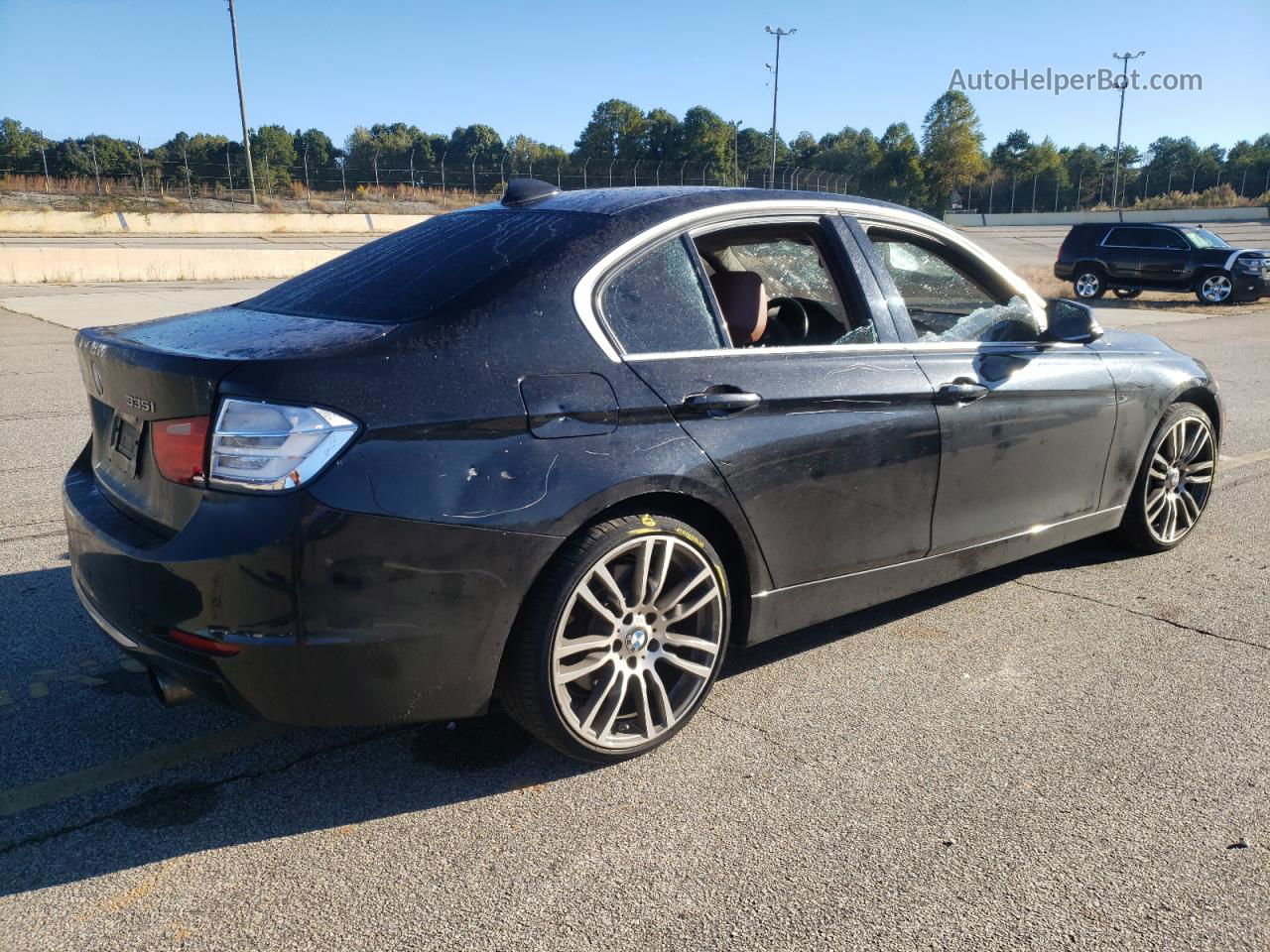 2013 Bmw 335 I Black vin: WBA3A9G53DNP36100