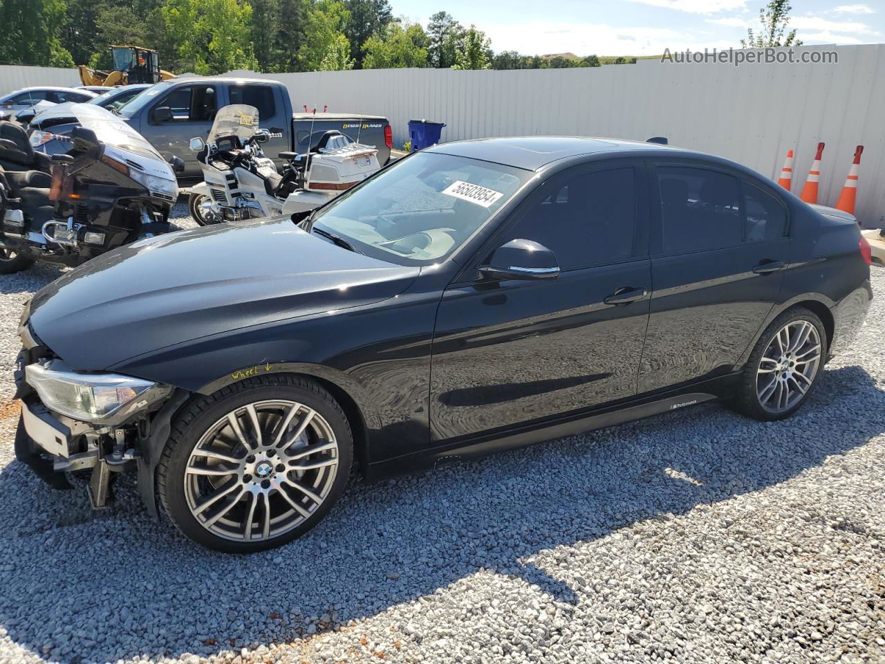 2013 Bmw 335 I Black vin: WBA3A9G53DNP37845