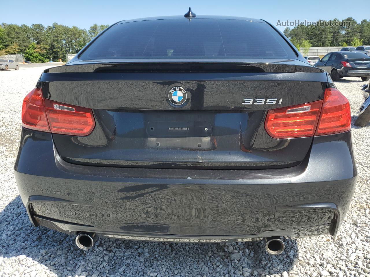 2013 Bmw 335 I Black vin: WBA3A9G53DNP37845