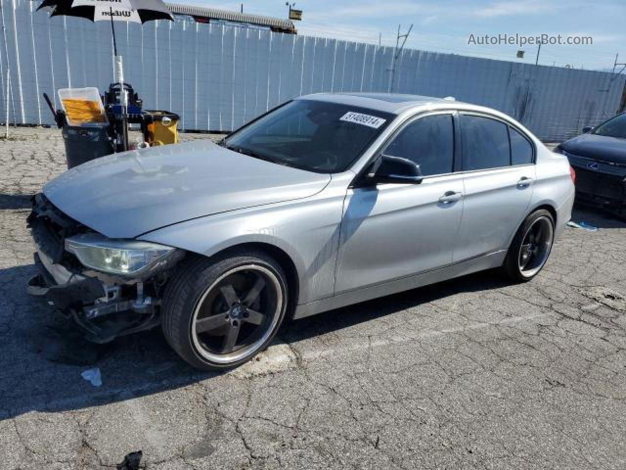 2014 Bmw 335 I Silver vin: WBA3A9G54ENR97396