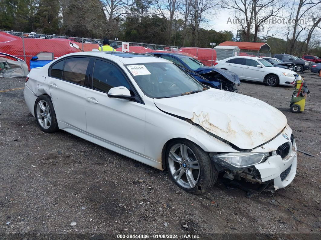 2015 Bmw 335i   White vin: WBA3A9G54FNT09351