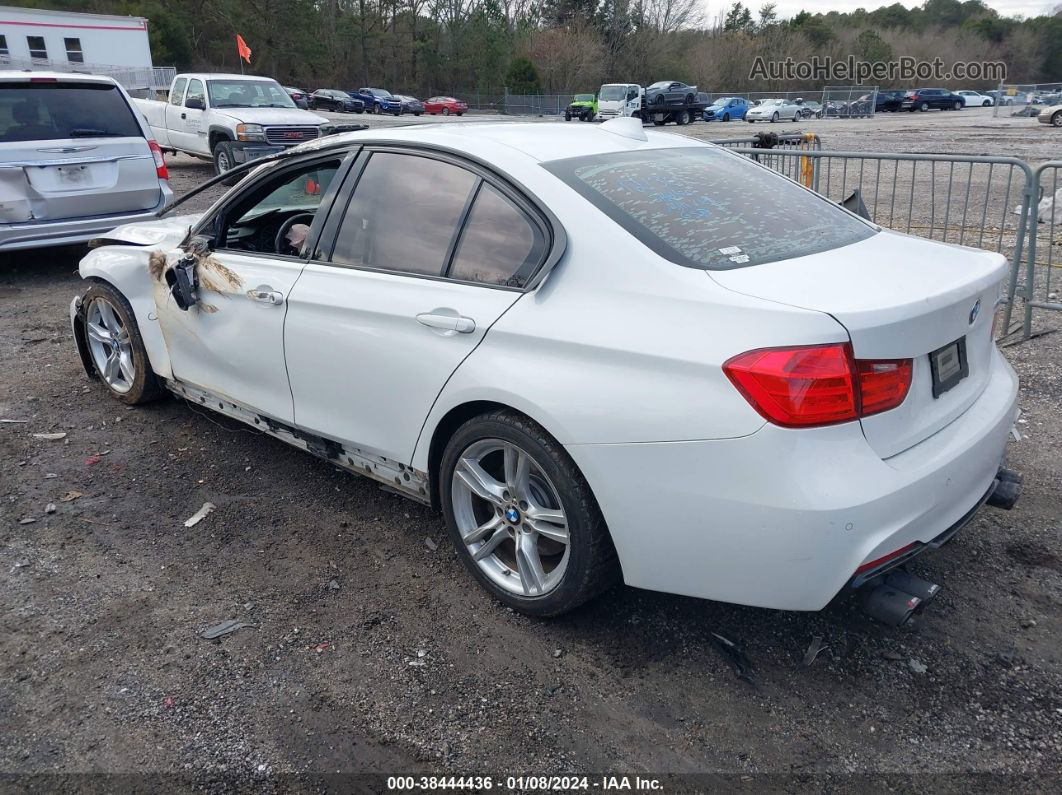 2015 Bmw 335i   White vin: WBA3A9G54FNT09351