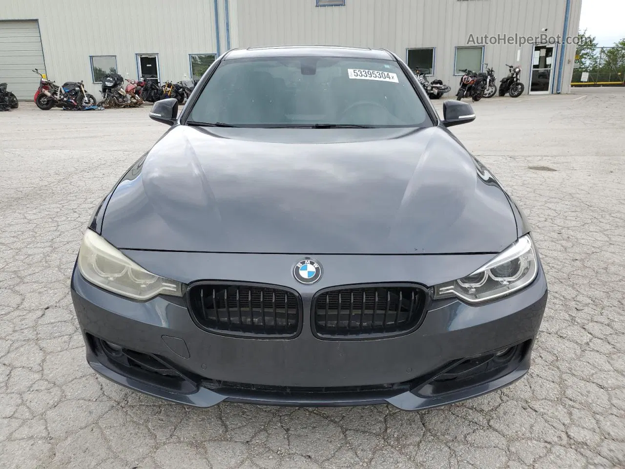 2014 Bmw 335 I Gray vin: WBA3A9G57ENS64825