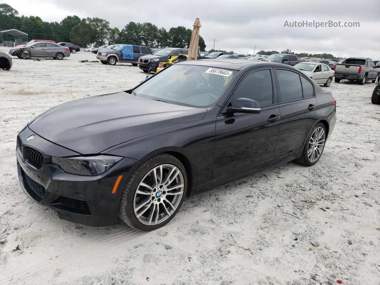 2013 Bmw 335 I Black vin: WBA3A9G58DNP36089