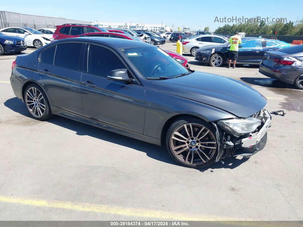 2014 Bmw 335i   Gray vin: WBA3A9G58ENR97403