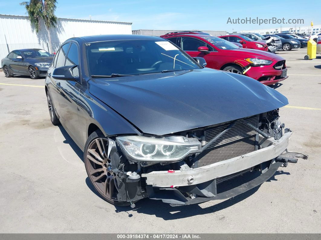 2014 Bmw 335i   Gray vin: WBA3A9G58ENR97403