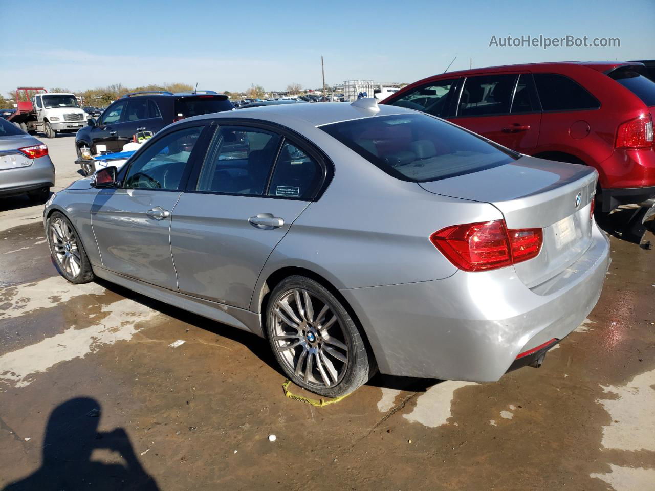 2014 Bmw 335 I Silver vin: WBA3A9G58ENR97479