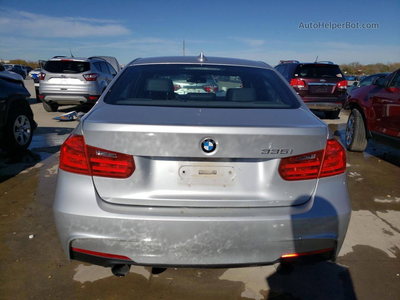 2014 Bmw 335 I Silver vin: WBA3A9G58ENR97479