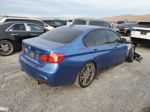 2015 Bmw 335 I Blue vin: WBA3A9G58FNS65970