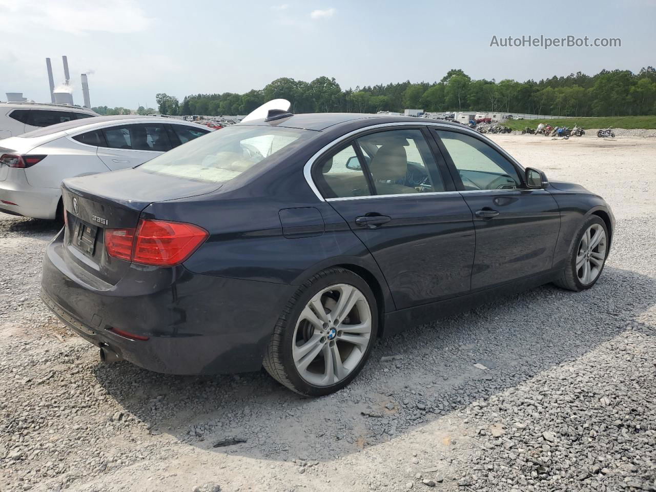 2013 Bmw 335 I Синий vin: WBA3A9G59DNR97019