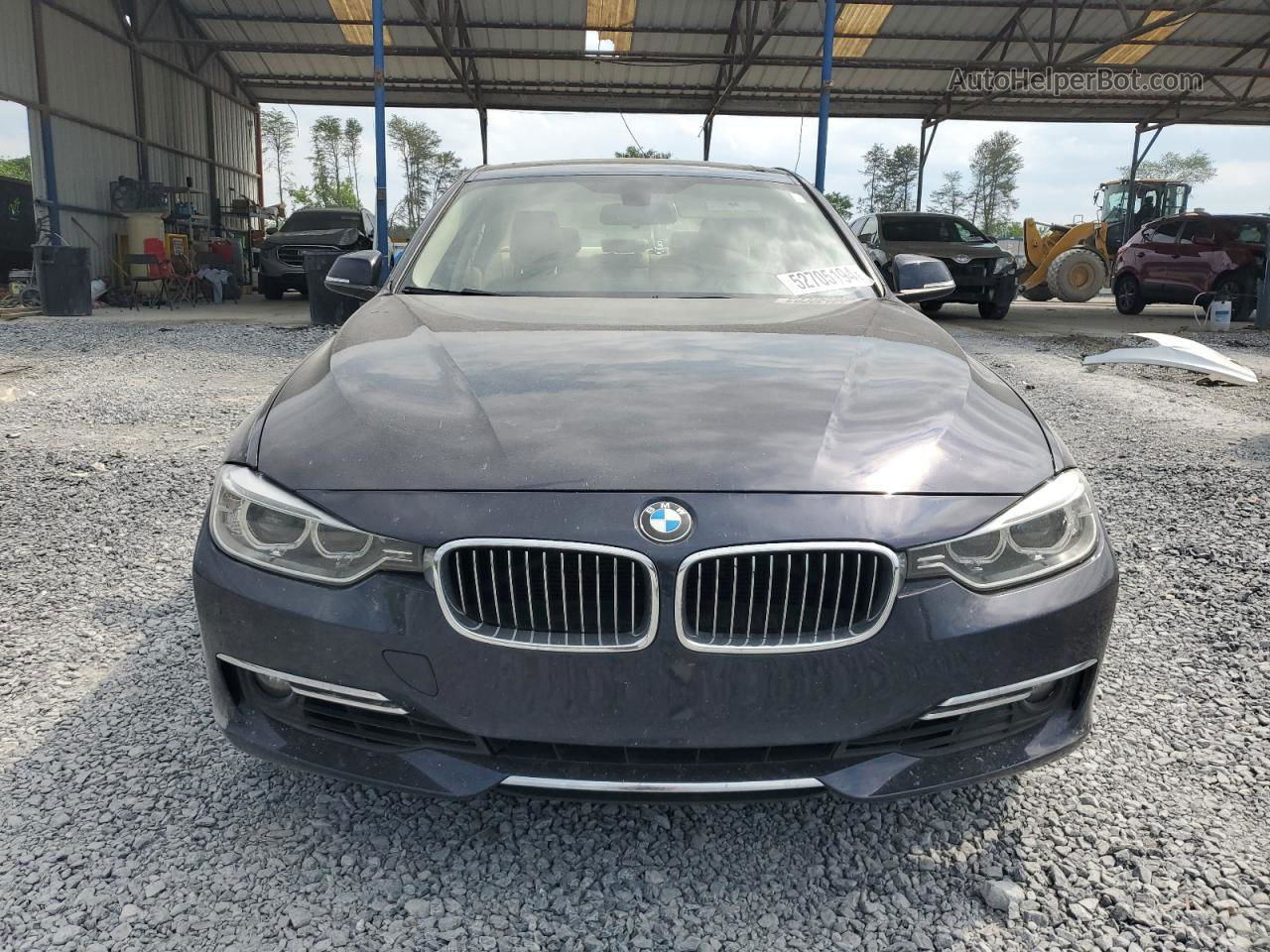 2013 Bmw 335 I Синий vin: WBA3A9G59DNR97019