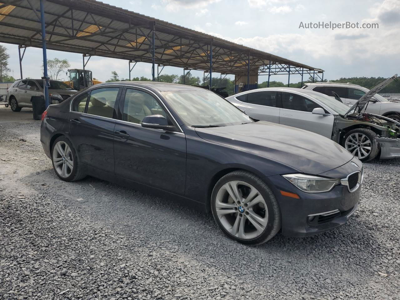 2013 Bmw 335 I Blue vin: WBA3A9G59DNR97019