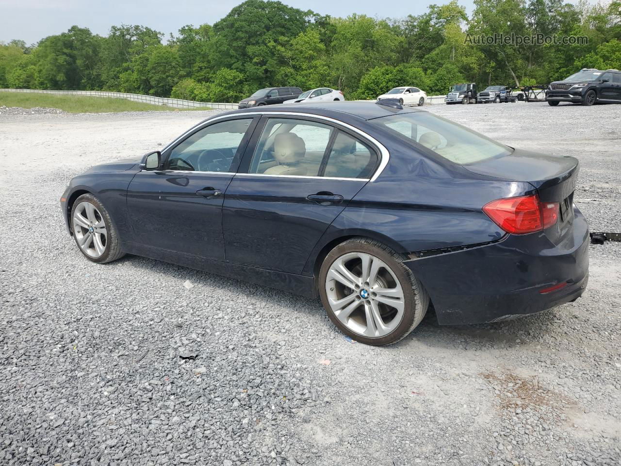 2013 Bmw 335 I Blue vin: WBA3A9G59DNR97019