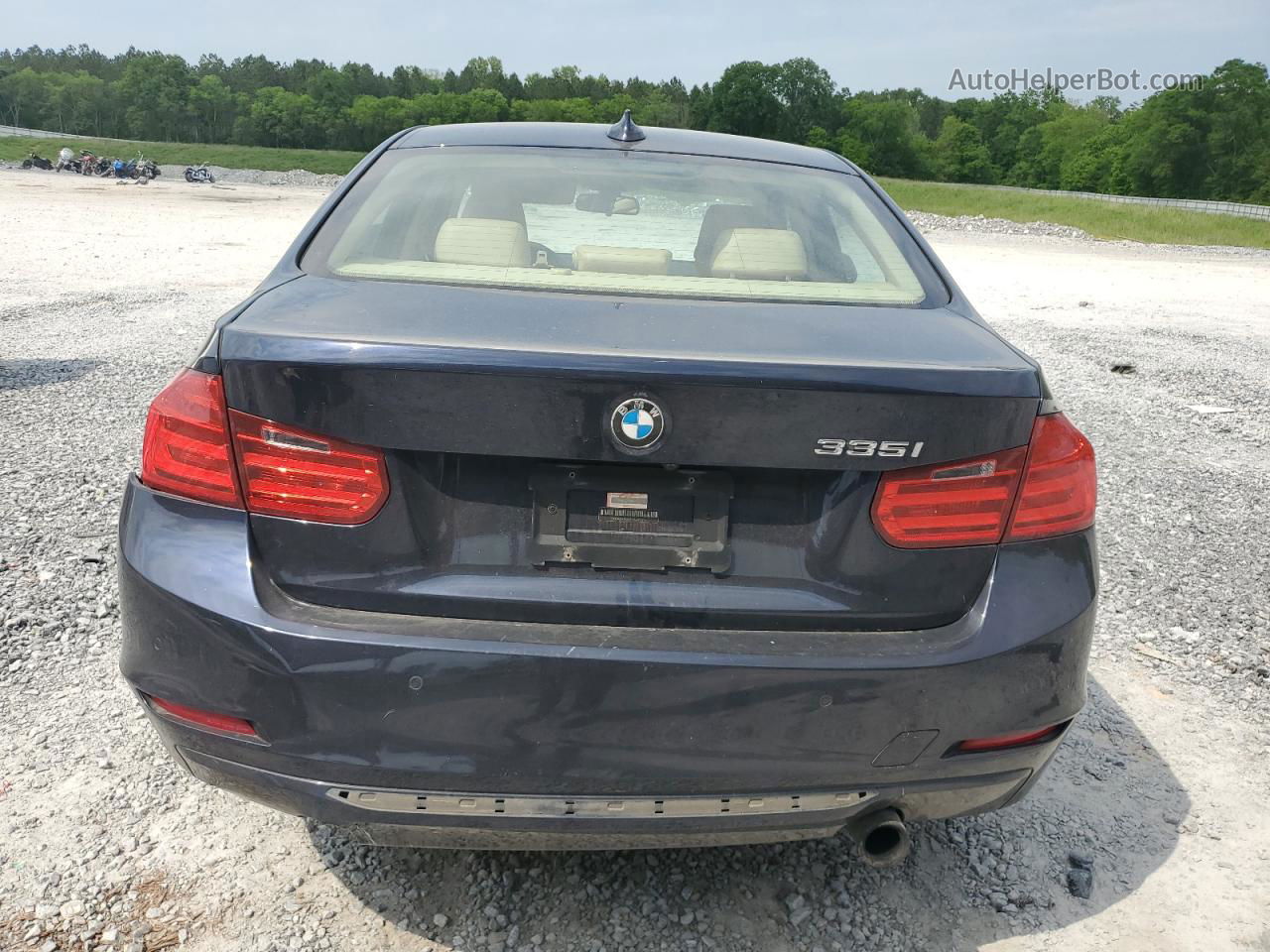 2013 Bmw 335 I Blue vin: WBA3A9G59DNR97019