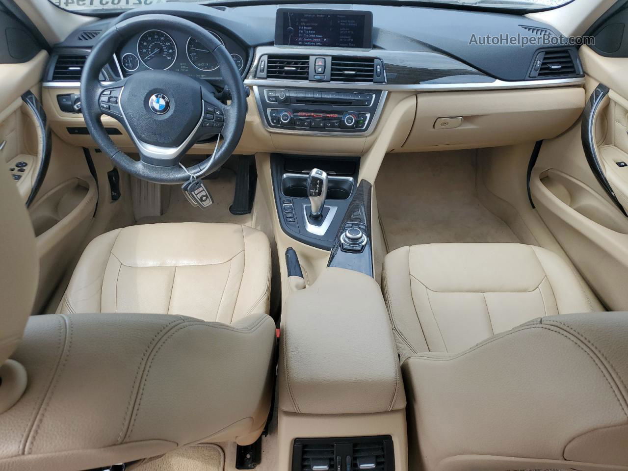 2013 Bmw 335 I Синий vin: WBA3A9G59DNR97019