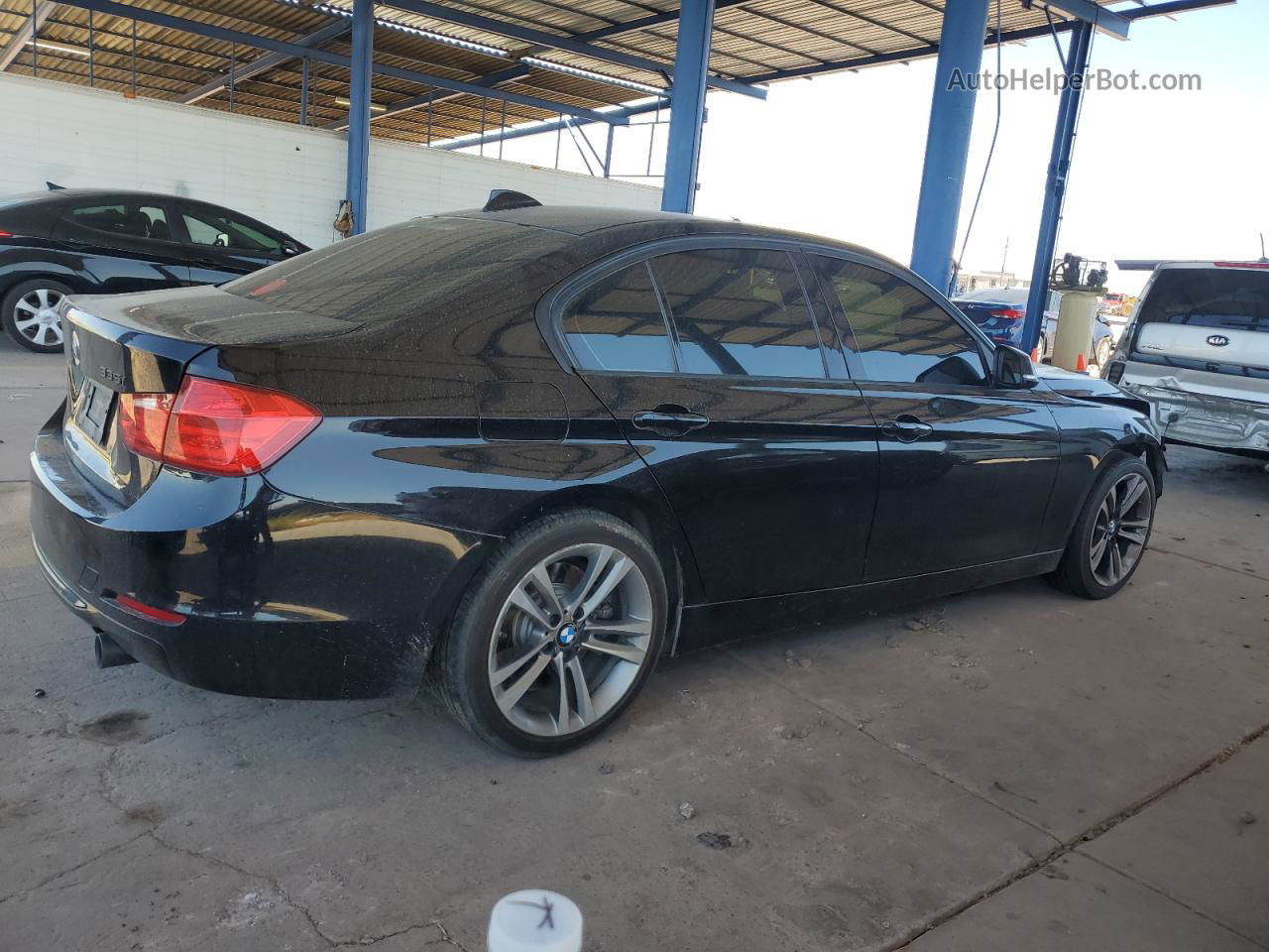 2014 Bmw 335 I Black vin: WBA3A9G5XENS64883