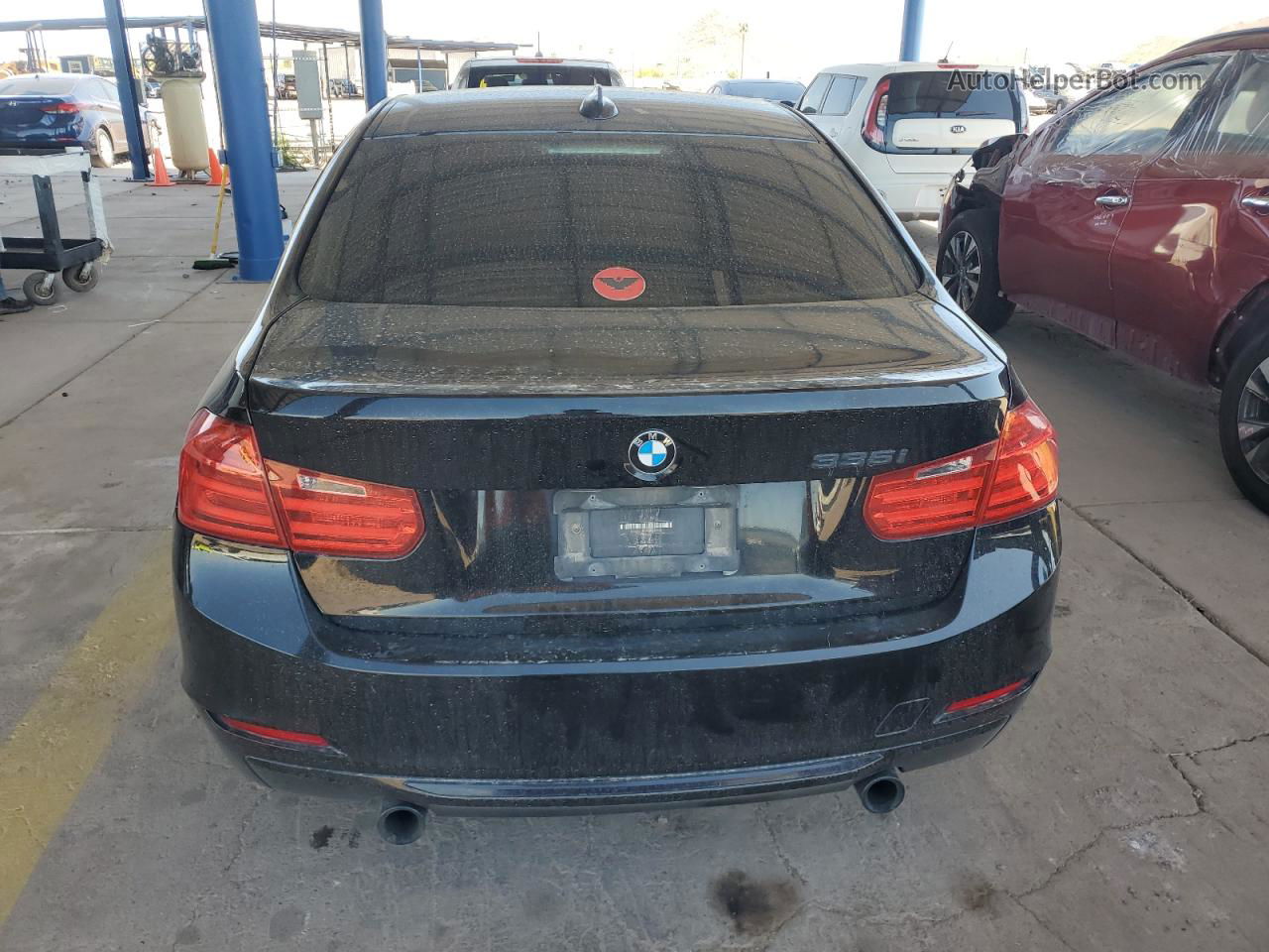 2014 Bmw 335 I Black vin: WBA3A9G5XENS64883