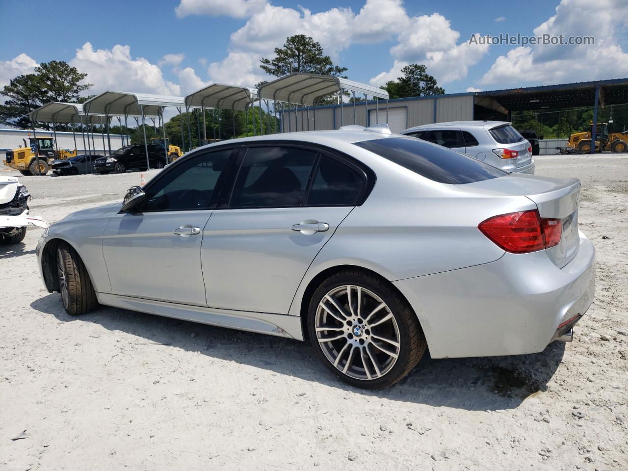 2015 Bmw 335 I Silver vin: WBA3A9G5XFNT09533