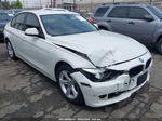 2013 Bmw 320i   White vin: WBA3B1C50DF461770