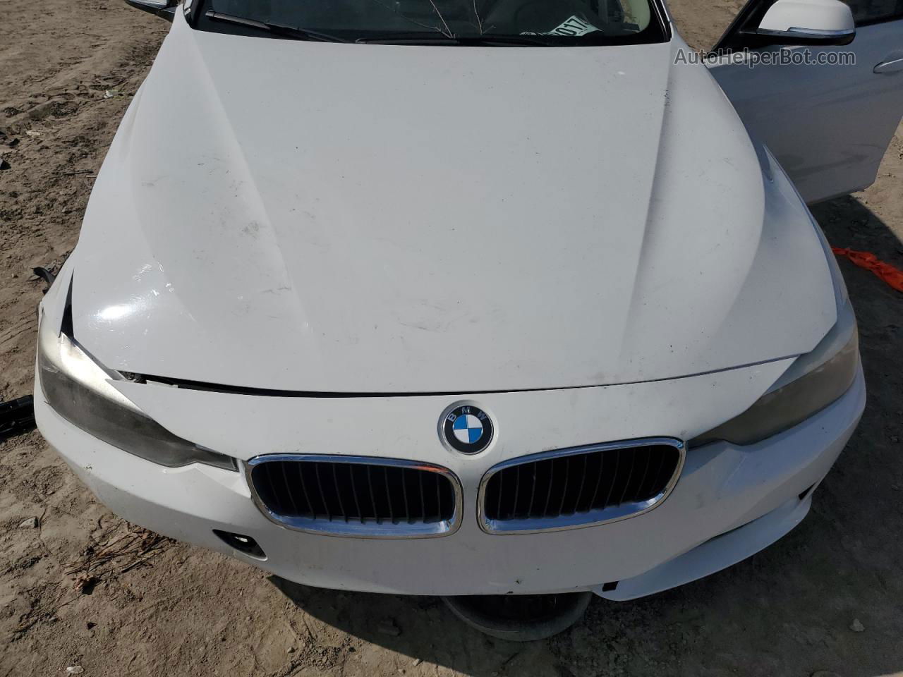 2014 Bmw 320 I White vin: WBA3B1C50EK134259