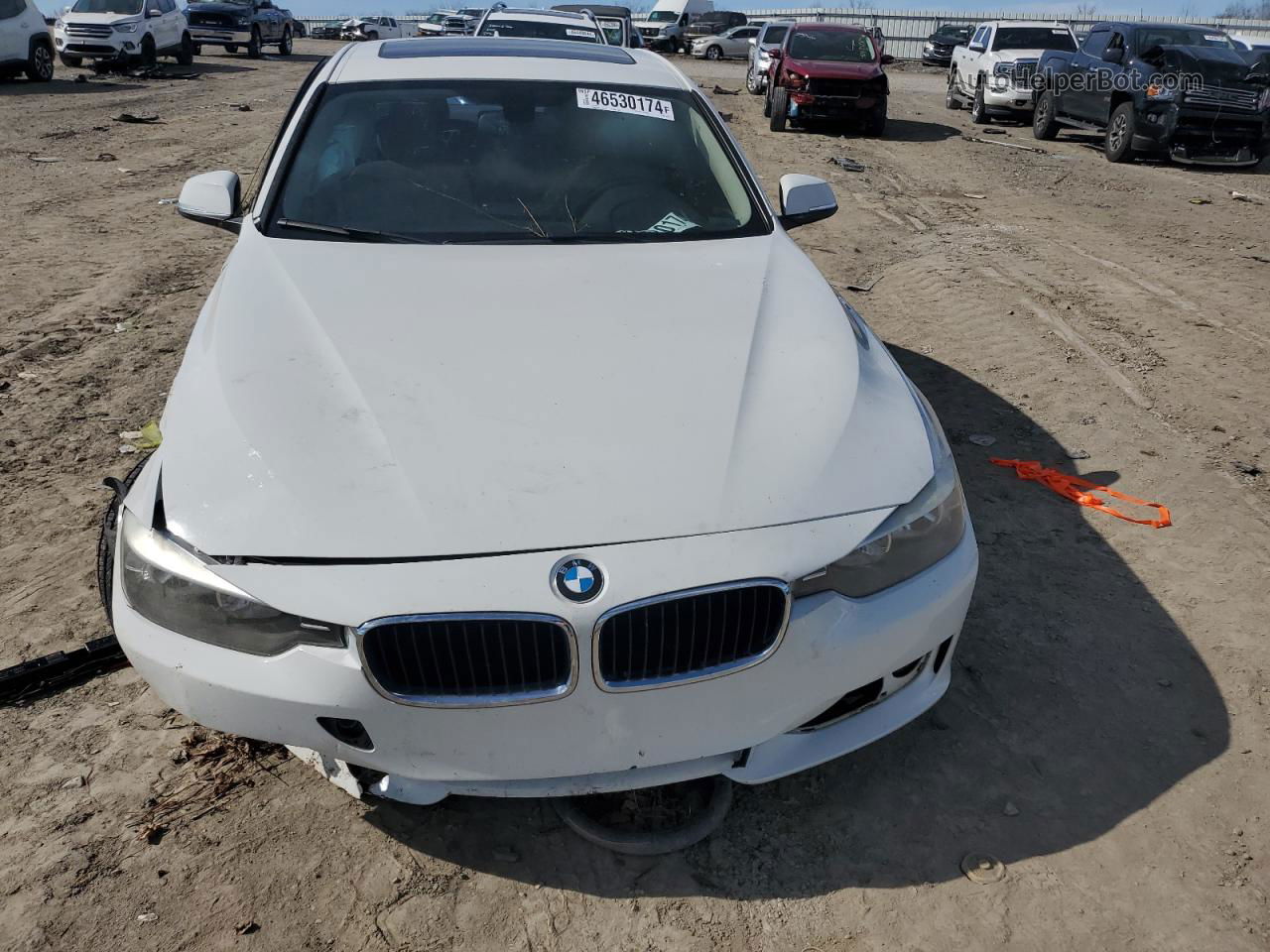 2014 Bmw 320 I White vin: WBA3B1C50EK134259