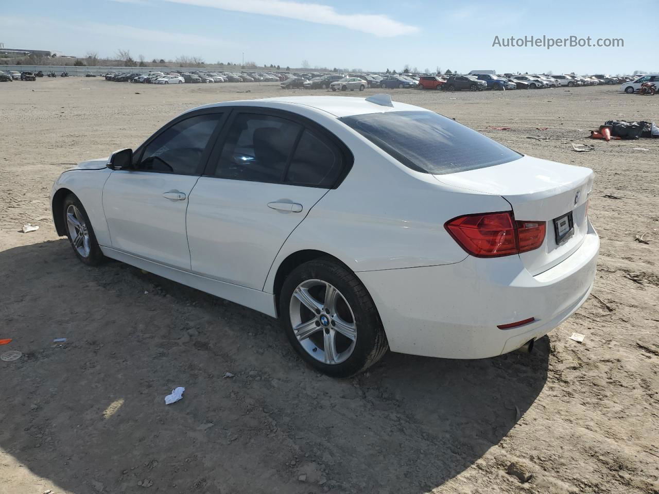 2014 Bmw 320 I White vin: WBA3B1C50EK134259