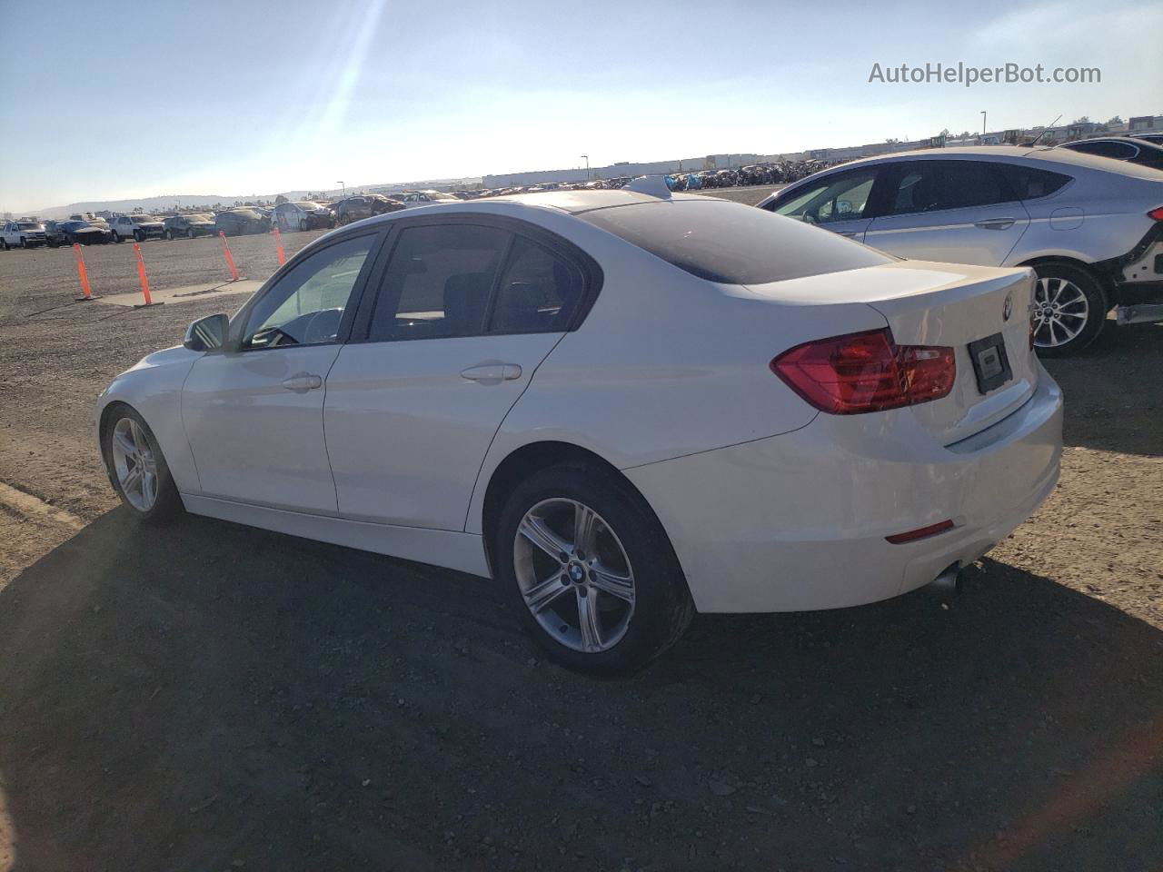 2014 Bmw 320 I White vin: WBA3B1C50EPV79247