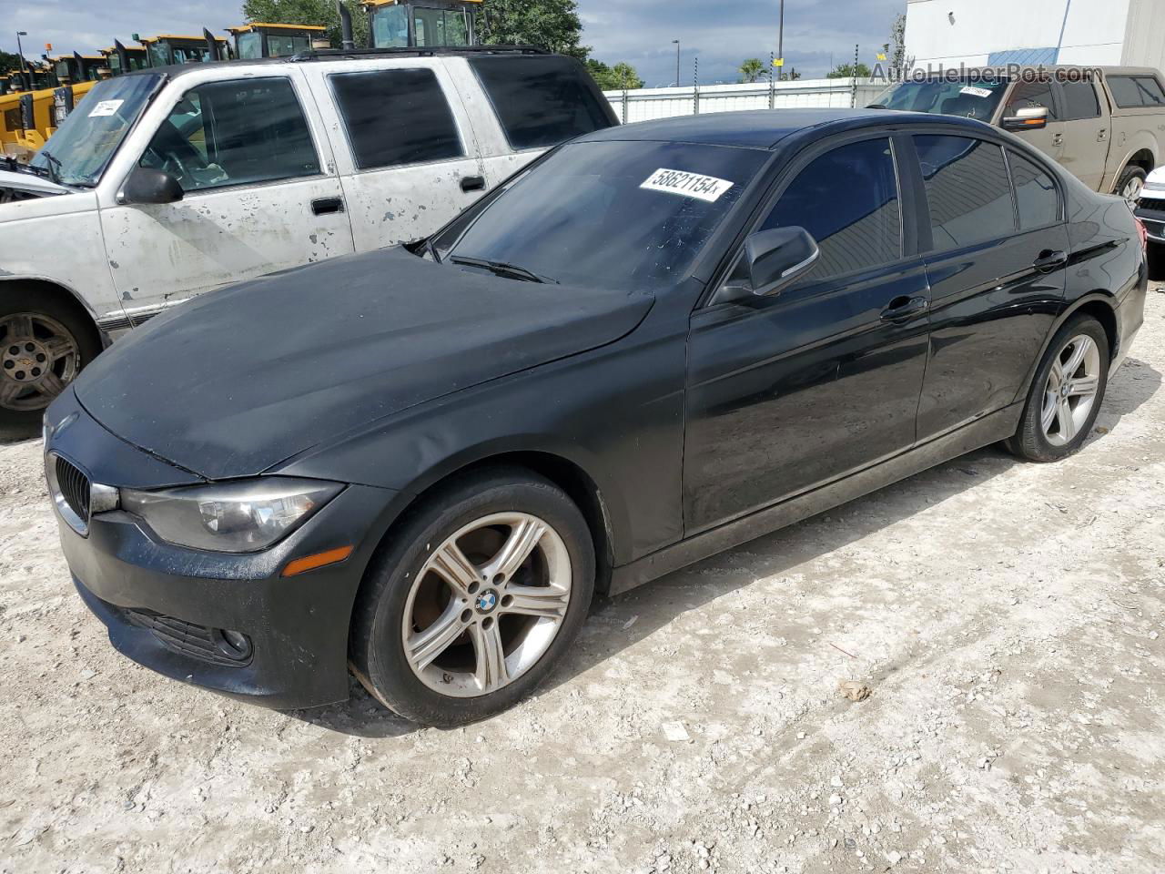 2015 Bmw 320 I Black vin: WBA3B1C50FK138197