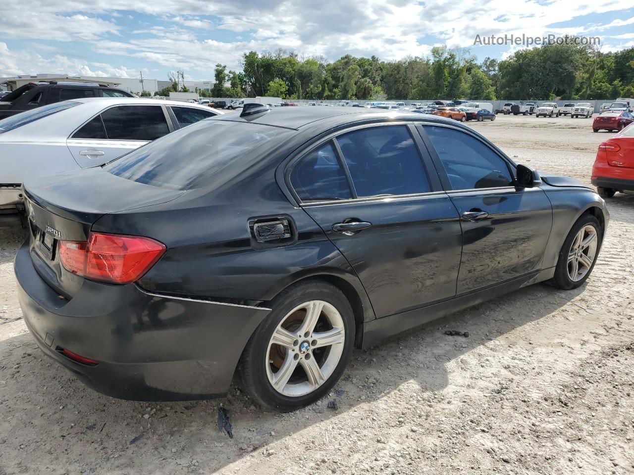 2015 Bmw 320 I Black vin: WBA3B1C50FK138197