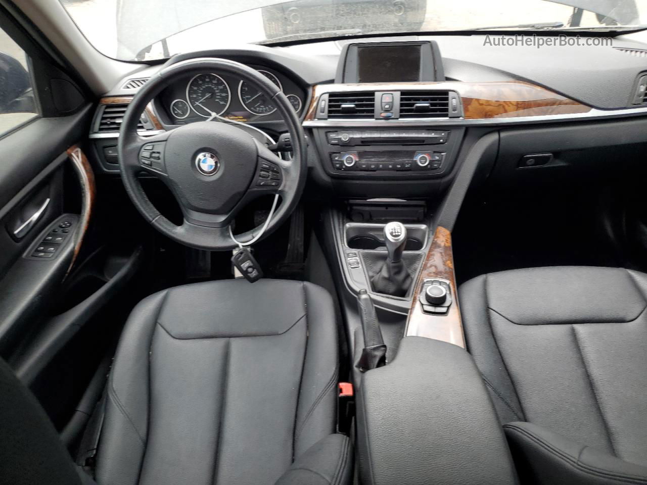 2014 Bmw 320 I Черный vin: WBA3B1C51EF078549