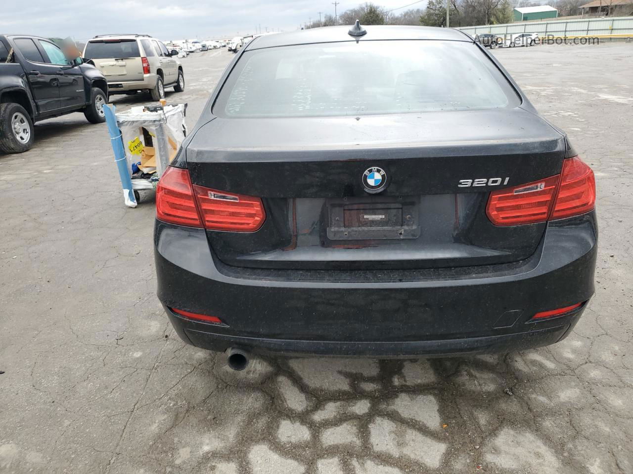 2014 Bmw 320 I Black vin: WBA3B1C51EF078549