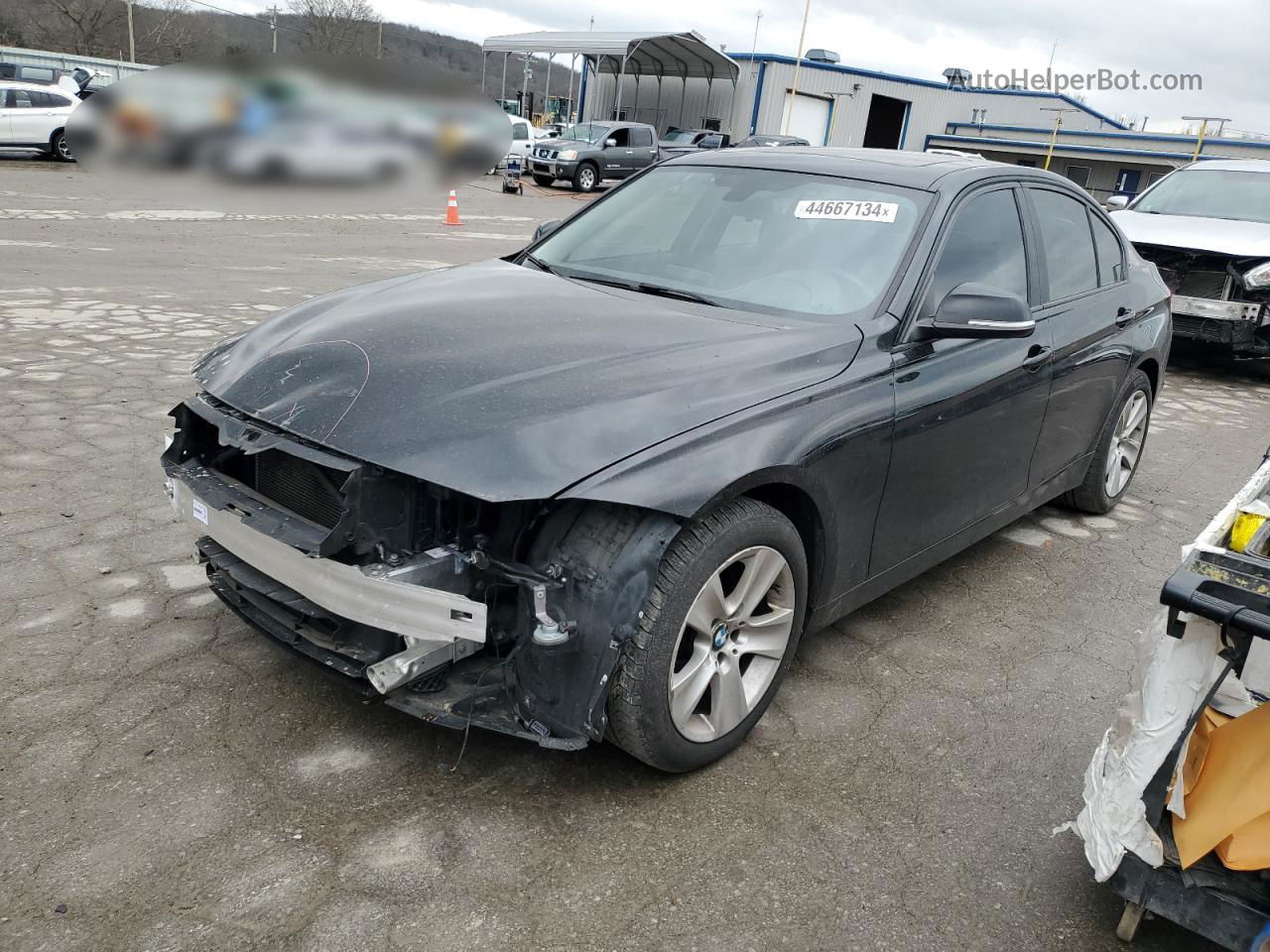 2014 Bmw 320 I Черный vin: WBA3B1C51EF078549