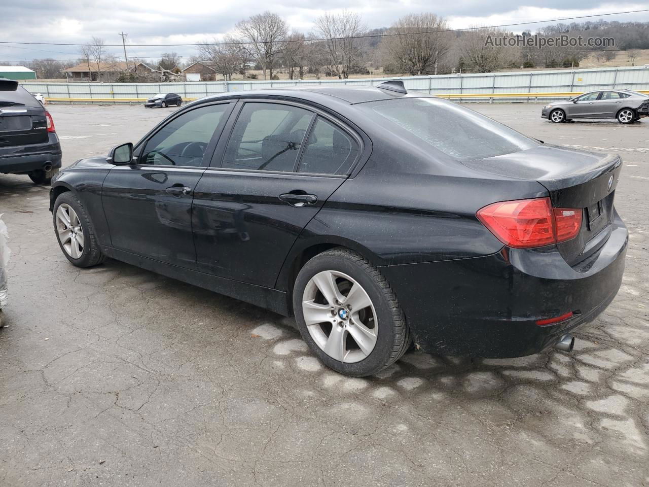 2014 Bmw 320 I Черный vin: WBA3B1C51EF078549