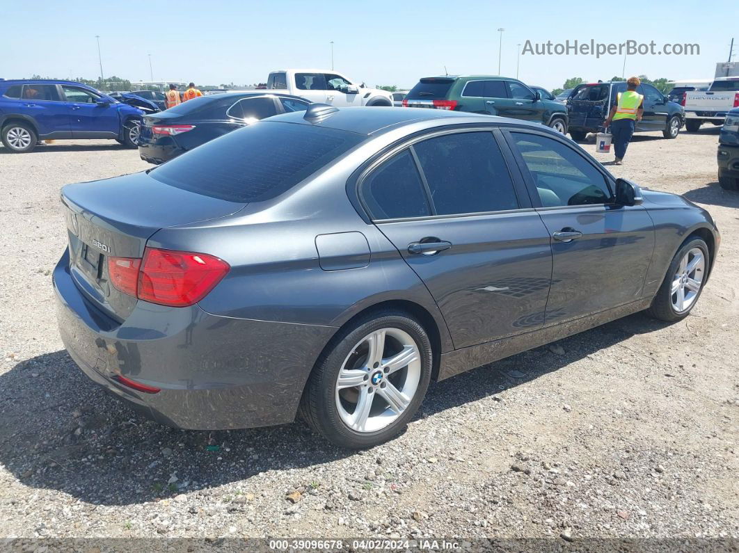 2014 Bmw 320i   Gray vin: WBA3B1C51EK133430