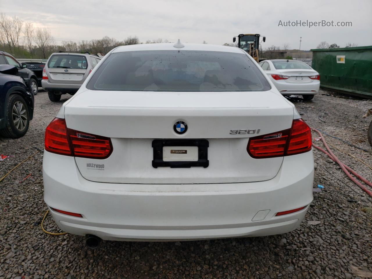 2014 Bmw 320 I White vin: WBA3B1C51EP680538