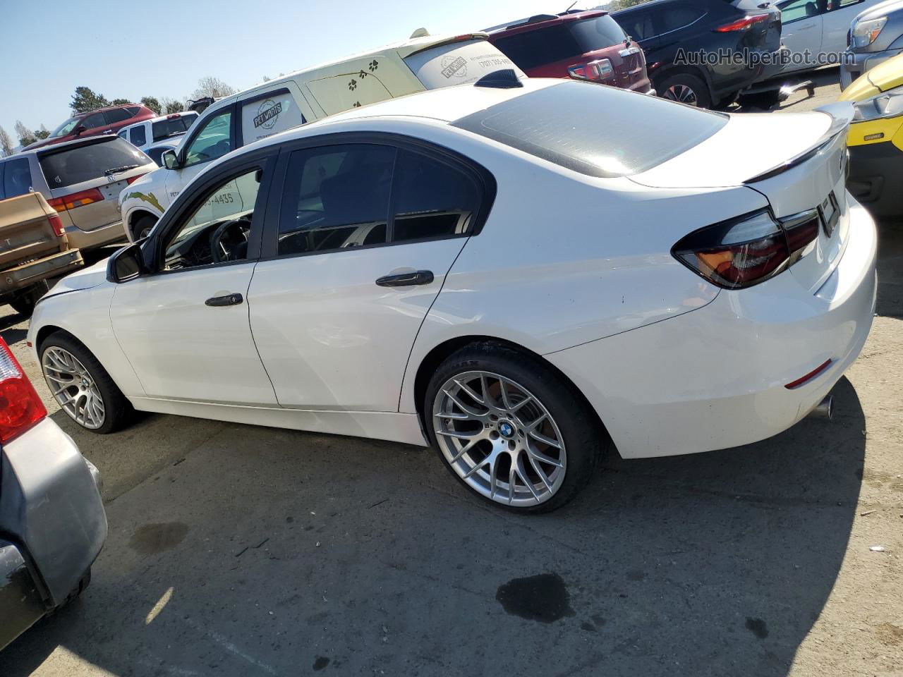 2015 Bmw 320 I White vin: WBA3B1C51FK135891