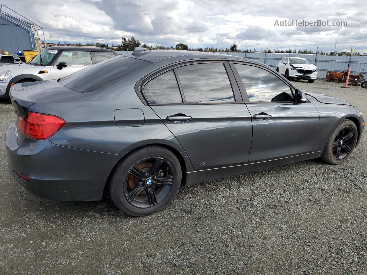 2015 Bmw 320 I Charcoal vin: WBA3B1C51FK137088