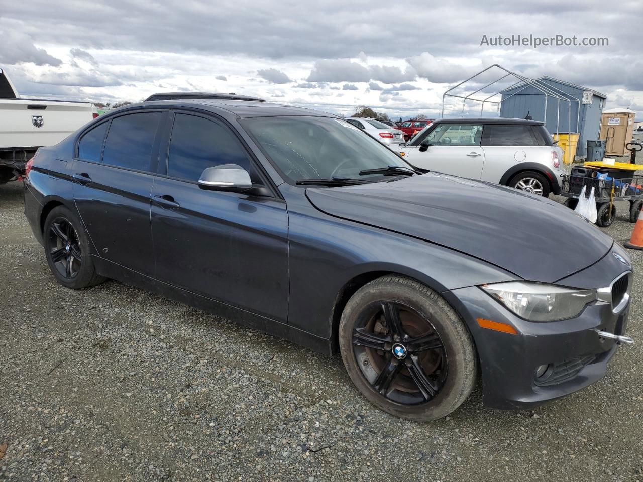 2015 Bmw 320 I Charcoal vin: WBA3B1C51FK137088