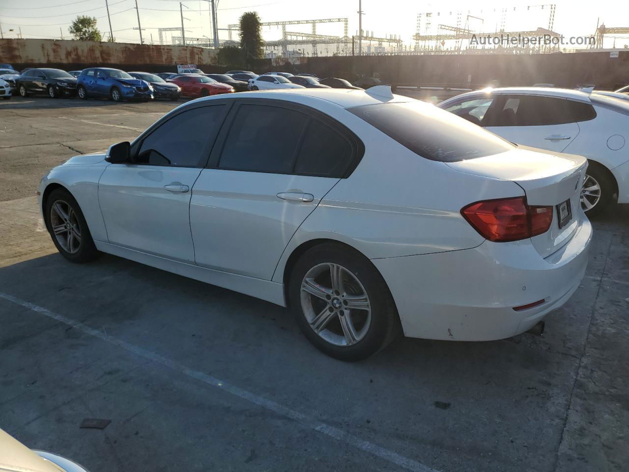 2015 Bmw 320 I White vin: WBA3B1C51FK137396