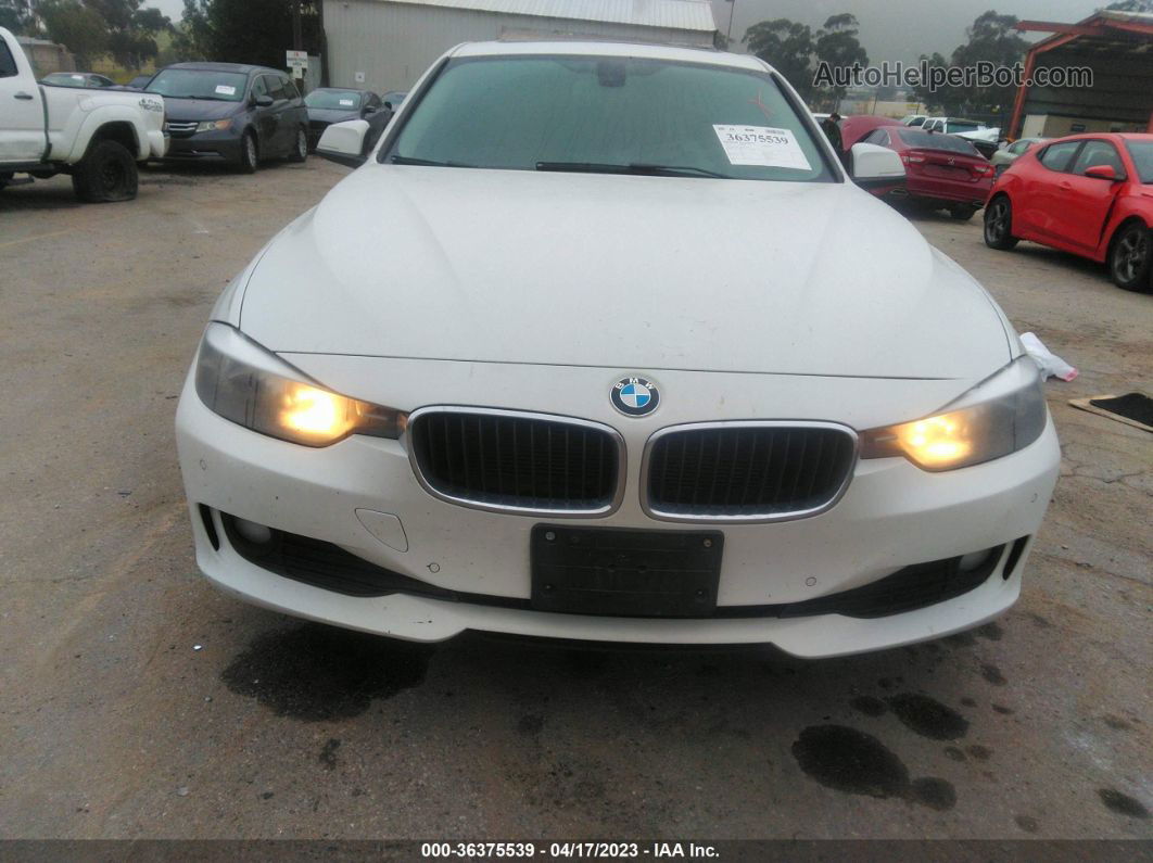 2015 Bmw 3 Series 320i White vin: WBA3B1C51FK138239