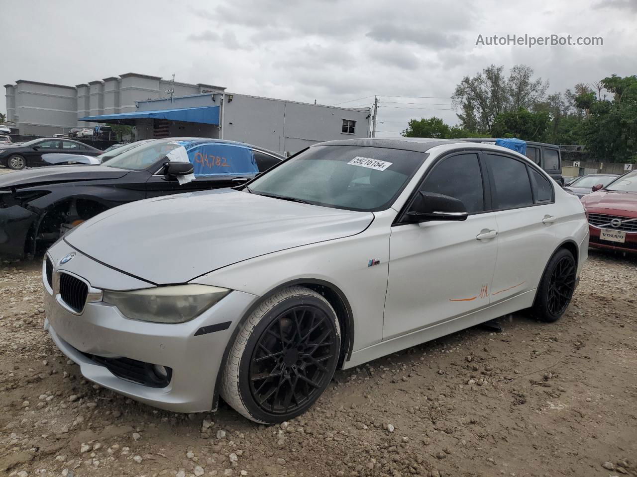 2014 Bmw 320 I White vin: WBA3B1C52EK131363