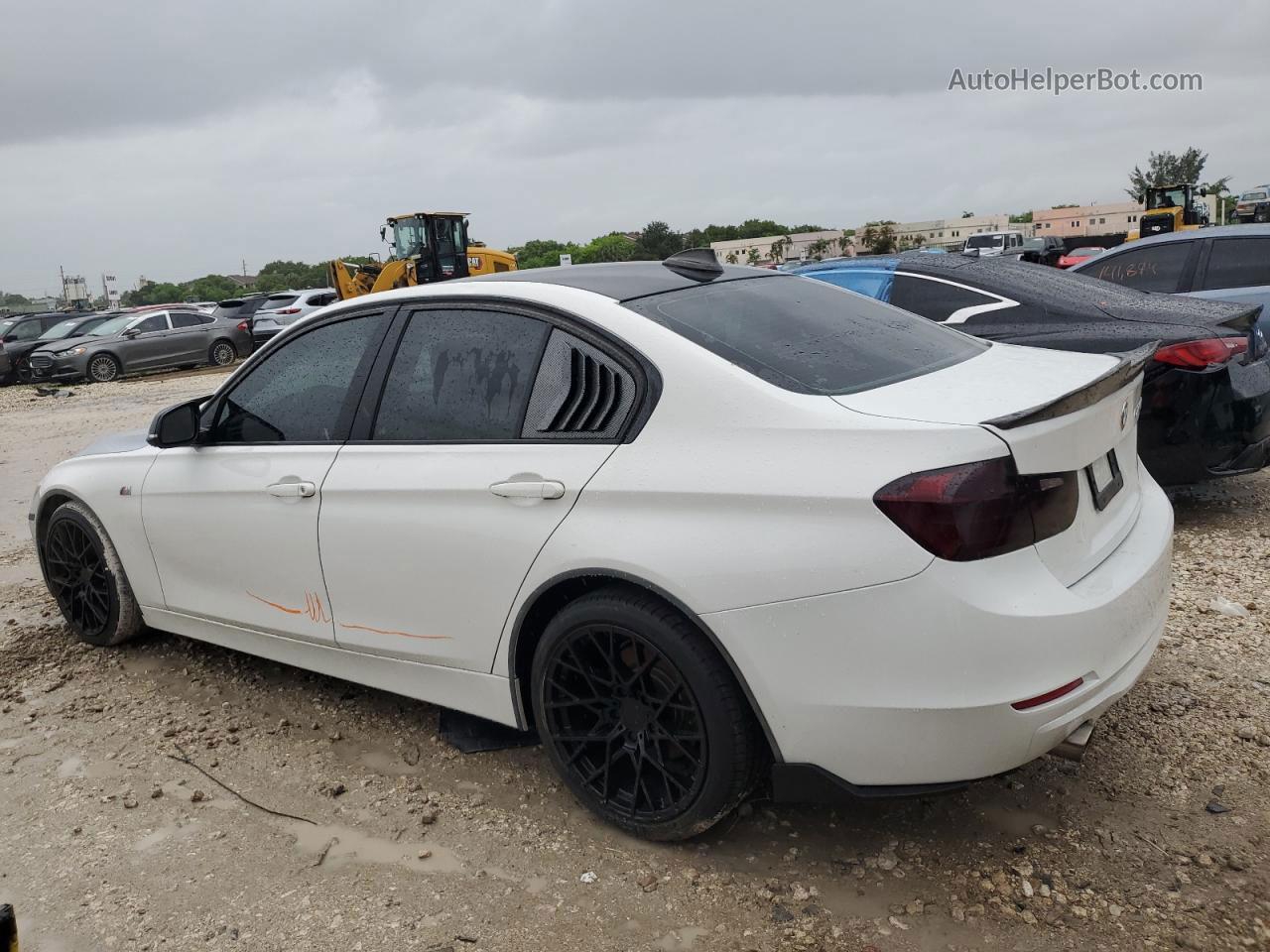 2014 Bmw 320 I White vin: WBA3B1C52EK131363