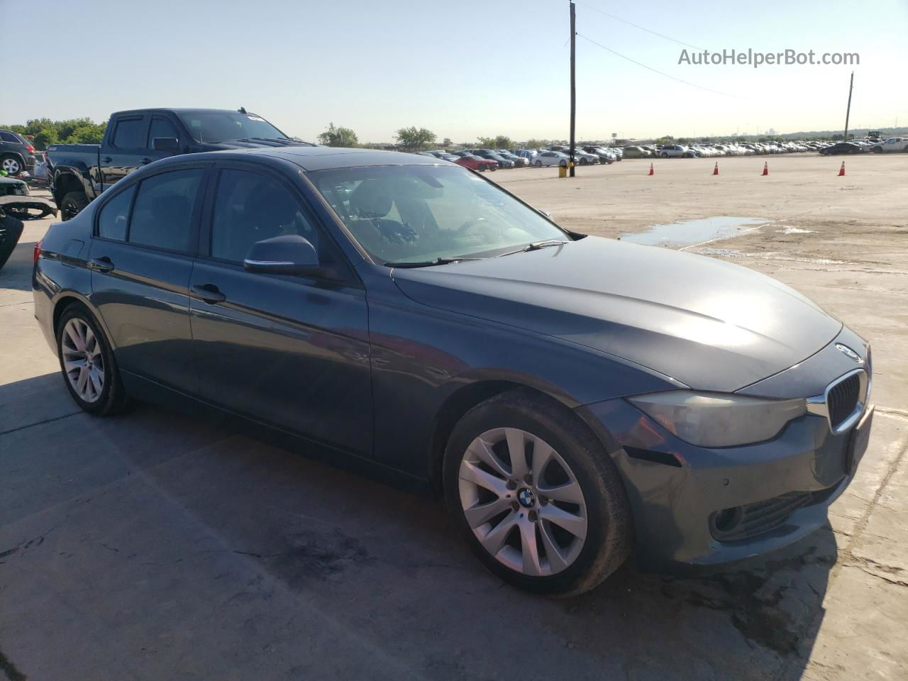 2014 Bmw 320 I Gray vin: WBA3B1C52EK135073