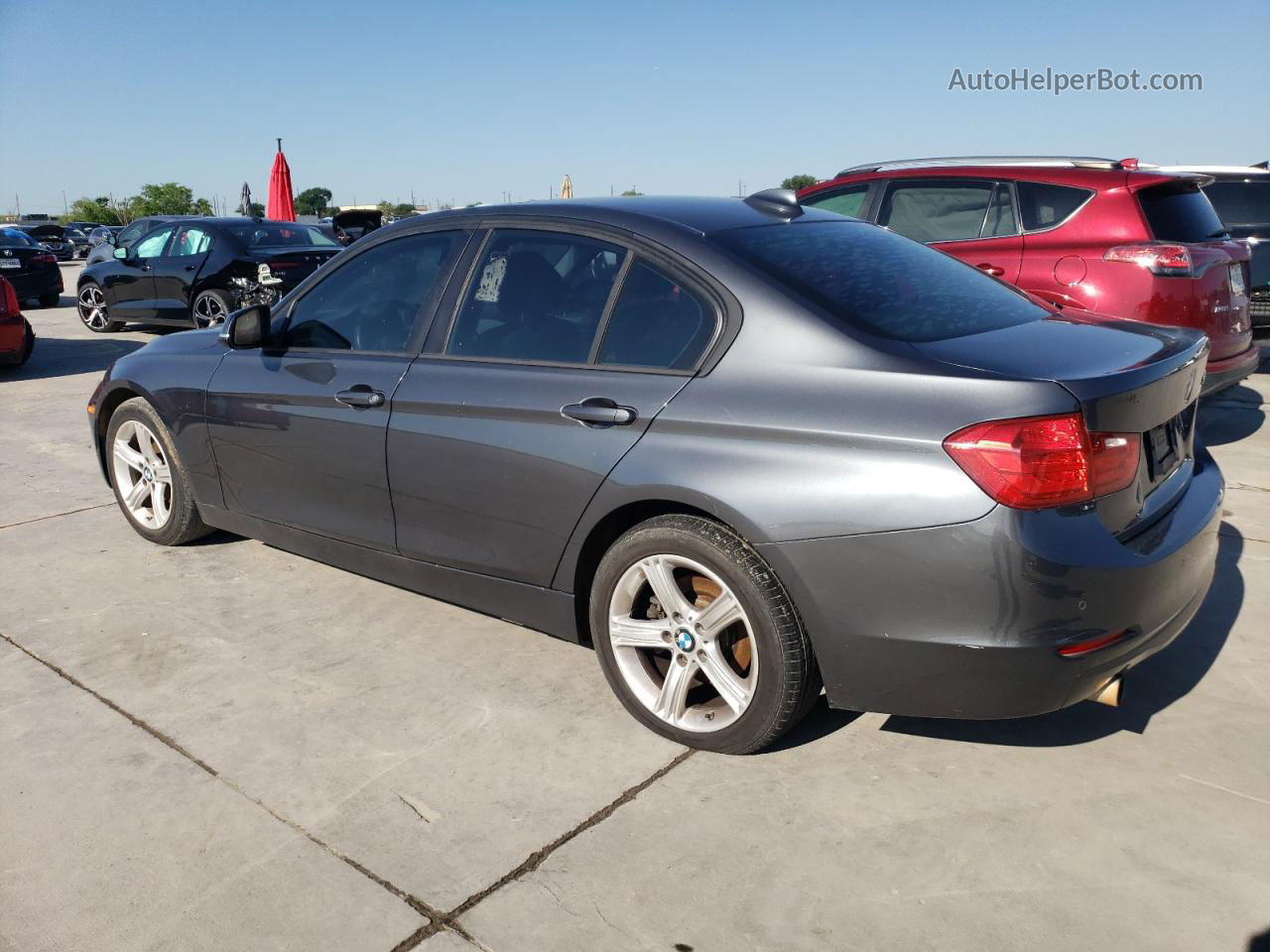 2014 Bmw 320 I Gray vin: WBA3B1C52EK135073