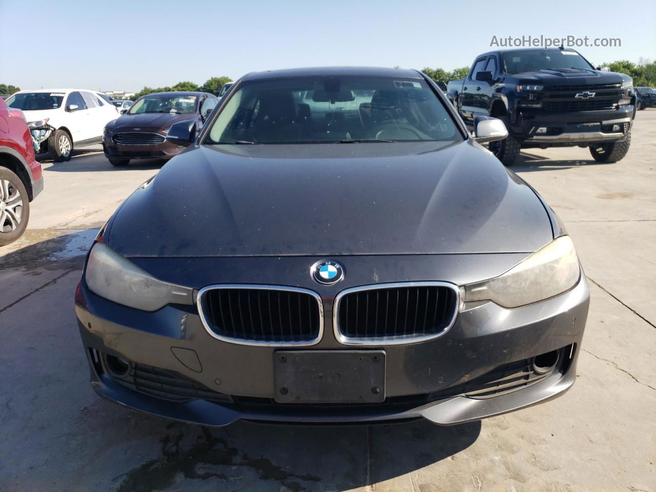 2014 Bmw 320 I Gray vin: WBA3B1C52EK135073