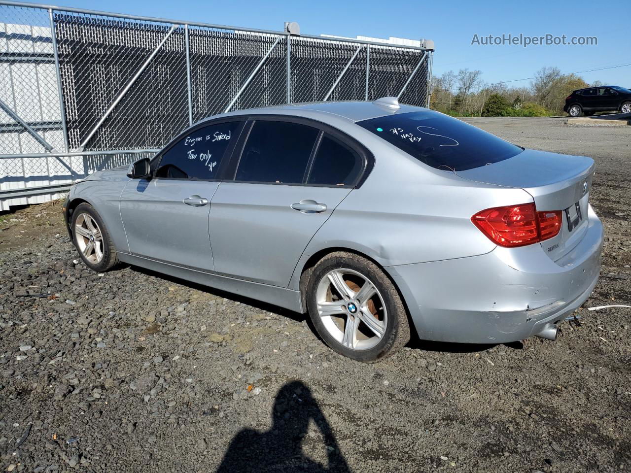 2015 Bmw 320 I Silver vin: WBA3B1C52F5A05751