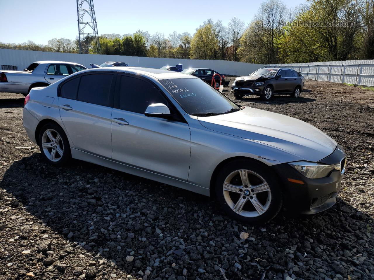 2015 Bmw 320 I Silver vin: WBA3B1C52F5A05751