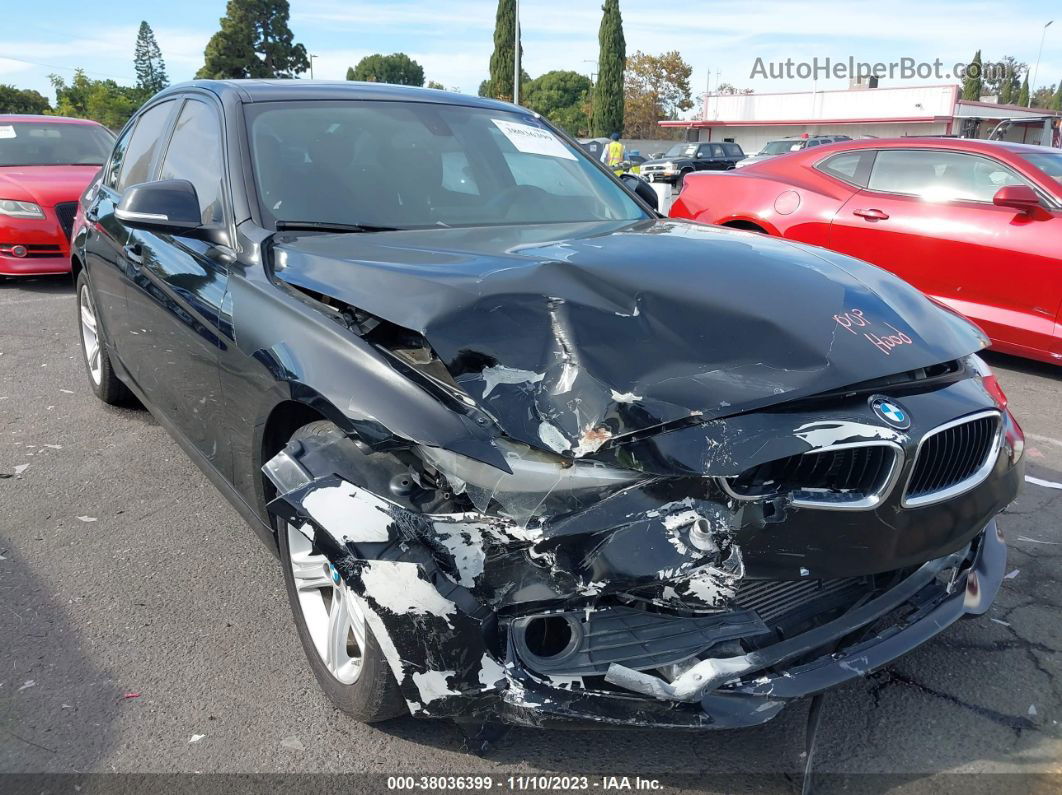 2015 Bmw 320i Black vin: WBA3B1C52FK140324